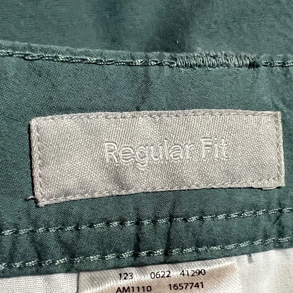 Columbia Sportswear Men’s Chino Pants Deep Sage Green Outdoor Zip Up 42 X 30 - Picture 9 of 12